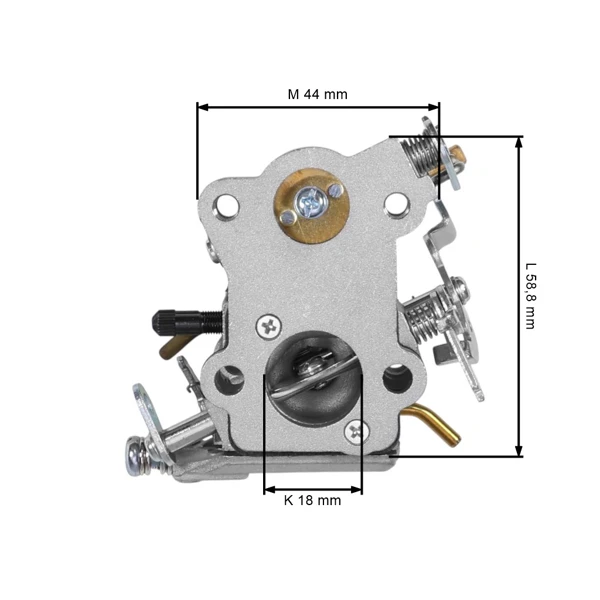 Karburátor pre motorové píly Jonsered CS2138C Partner P738 P740 P742 P840 McCulloch CS330 CS360 CS400 MAC 738 MAC 740 MAC 742 MAC 838 MAC 842 (OEM 530035590)