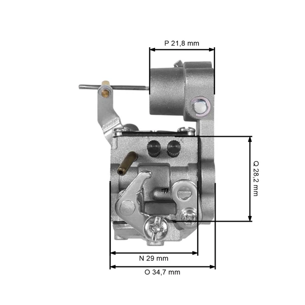 Karburátor pre motorové píly Jonsered CS2138C Partner P738 P740 P742 P840 McCulloch CS330 CS360 CS400 MAC 738 MAC 740 MAC 742 MAC 838 MAC 842 (OEM 530035590)