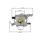 Karburátor pre motorové píly Stihl 021 023 025 MS210 MS210C MS230 MS230C MS250 MS250C typ WT-215 (OEM 11231200605 11231200600)