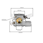 Karburátor pre motorové píly Stihl MS231 MS231C MS251 MS251C C1Q-S295 (OEM 11431200611)