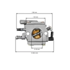 Karburátor pre motorové píly Stihl MS380 MS381 038 C3-S148 (OEM 11191200605)