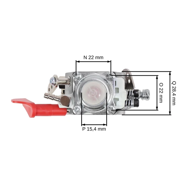 Karburátor pre motorové vyžínače Baja 5B 5T FG Zenoah CY RCMK objem motora 26 cm3 - 30 cm3 (OEM Walbro WT-997 WT-664)