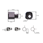 Karburátor pre motory Briggs & Stratton (OEM 591731 796109 594593 590400 796078 498811 794161 795477 4u8 - 31H777 - 796109)