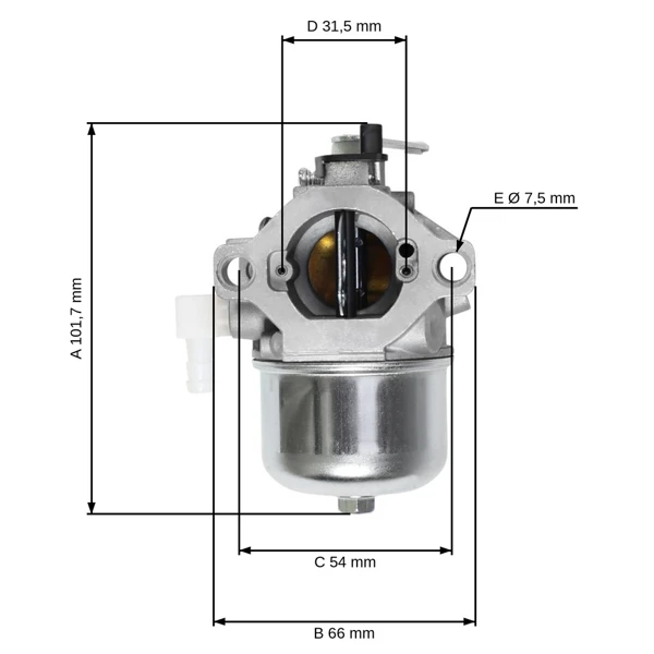 Karburátor pre motory Briggs & Stratton (OEM 690115 690111 690117)