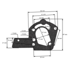 Karburátor pre motory Briggs & Stratton výkon 11,0 PS - 13,0 PS horizontálny hriadeľ (OEM 498298 692784 495951 495426 490533)
