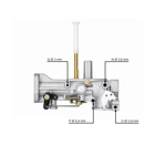 Karburátor pre motory Briggs & Stratton výkon 11,0 PS - 13,0 PS horizontálny hriadeľ (OEM 498298 692784 495951 495426 490533)