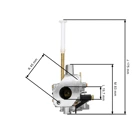 Karburátor pre motory Briggs & Stratton výkon 11,0 PS - 13,0 PS horizontálny hriadeľ (OEM 498298 692784 495951 495426 490533)
