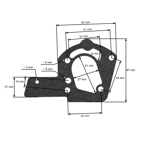 Karburátor pre motory Briggs & Stratton výkon 5,0 PS (OEM 498298 692784 495951 495426 490533)