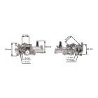 Karburátor pre motory Briggs & Stratton výkon 5,0 PS (OEM 498298 692784 495951 495426 490533)