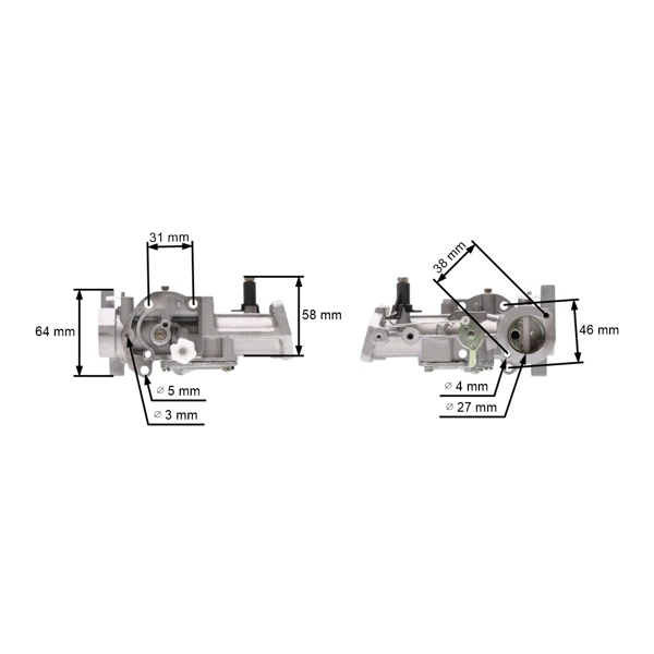 Karburátor pre motory Briggs & Stratton výkon 5,0 PS (OEM 498298 692784 495951 495426 490533)