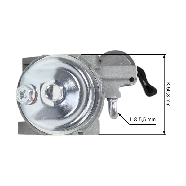 Karburátor pre motory Honda G100 G150 GXH50 GX100 originál Japan (OEM 16100-ZM7-G01)