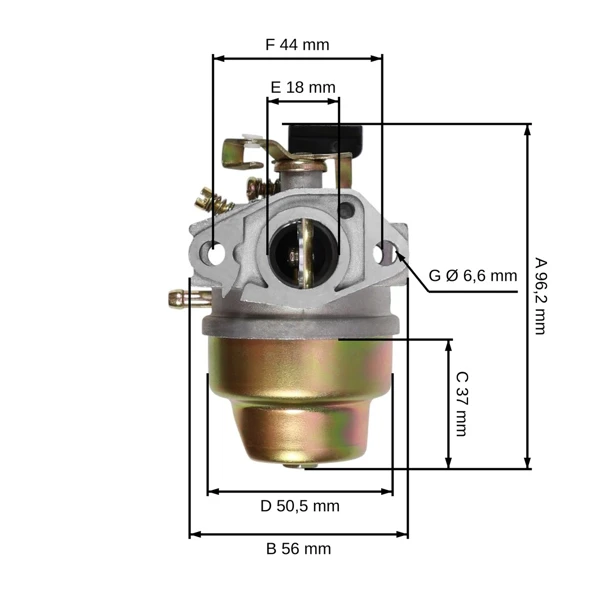 Karburátor pre motory Honda G150 G200 (OEM 16100-883-095 16100-883-105)