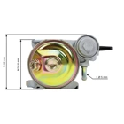 Karburátor pre motory Honda GX140 GX160 GX200 s výkonom 5,5 PS - 6,5 PS (OEM 16100-ZH8-W61 16100-ZH7-W51)