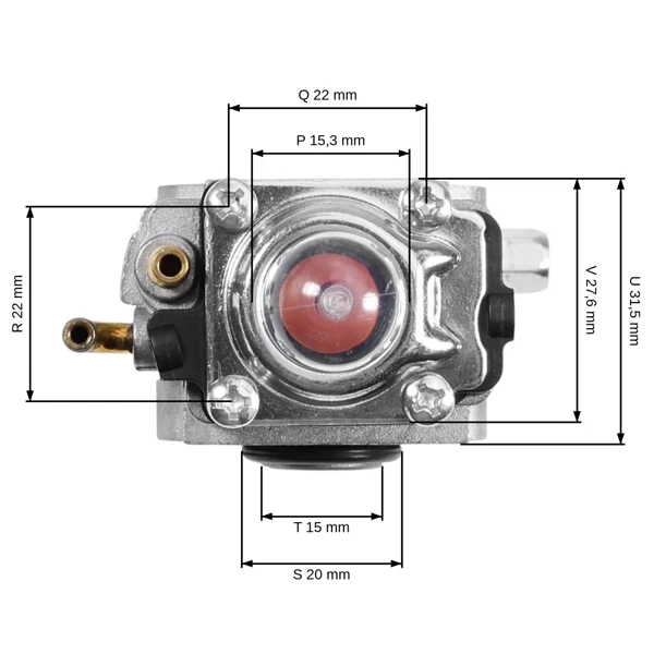 Karburátor pre motory Honda GX22 GX31 FG100 (OEM 16100ZM5803 16100-ZM5-803)