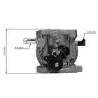 Karburátor pre motory Zongshen NP150 (OEM 100097551-0001)