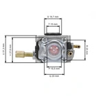Karburátor pre OLEO-MAC Oleomac Sparta 250 S 250 T 250 TR OS 255 A007282
