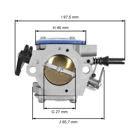 Karburátor pre rozbrusovacie píly Husqvarna K1270 K1270R (OEM 589023601)