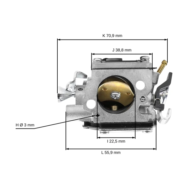 Karburátor pre rozbrusovacie píly Husqvarna K960 KV960 K960 Chain K960 RESCUE K960 Ring (OEM 502623201)