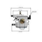 Karburátor s kompenzátorom pre motorové píly Stihl MS240 MS260 024 026 (OEM 11211200602)