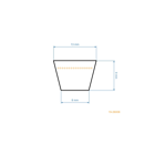 Klinový remeň 2110 mm x 2160 mm x 13 mm pre záhradné traktory Murray (OEM 037X86MA 37X86)