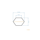 Klinový remeň 3253 mm x 3304 mm x 12,5 mm pre záhradné traktory Ariens (OEM RB1740)