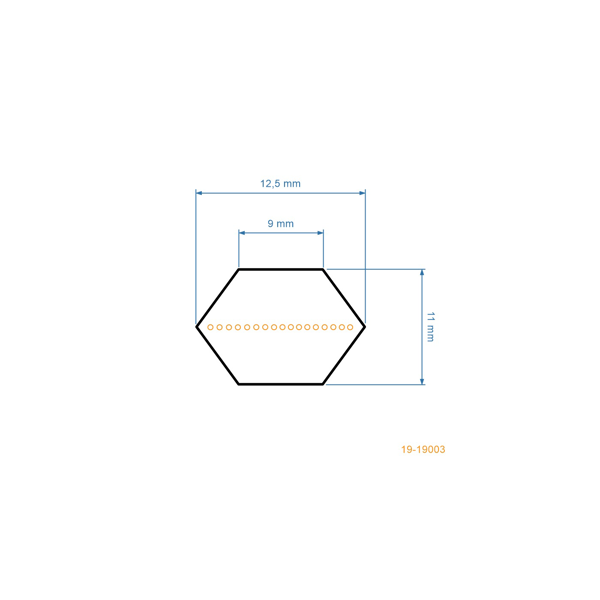 Klinový remeň 3253 mm x 3304 mm x 12,5 mm pre záhradné traktory Ariens (OEM RB1740)