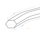 Klinový remeň 3253 mm x 3304 mm x 12,5 mm pre záhradné traktory Ariens (OEM RB1740)