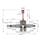 Kľukový hriadeľ pre motorové píly Stihl MS290 MS310 MS390 029 039 (OEM 11270300402)
