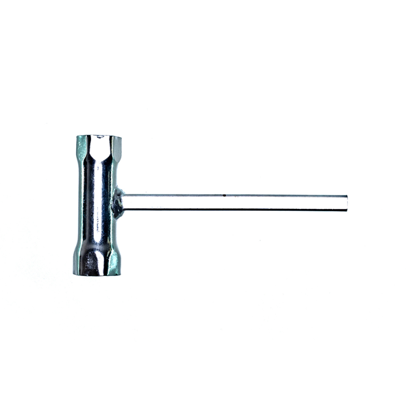 Kombi kľúč pre zapaľovacie sviečky motorových kosačiek 22 mm x 19 mm x 125 mm