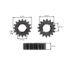 Kompletná elektrická štartovacia súprava pre motory Briggs & Stratton Craftsman Toro (OEM 497606 696541)