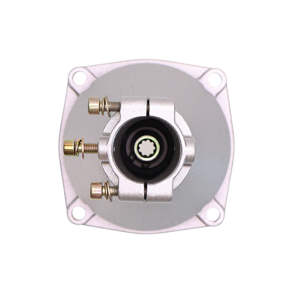 Kompletná príruba so spojkovým bubnom pre činské krovinorezy a krovinorezy z hobbymarketov s priemerom rúrky 28 mm a 9-zubovým hriadeľom