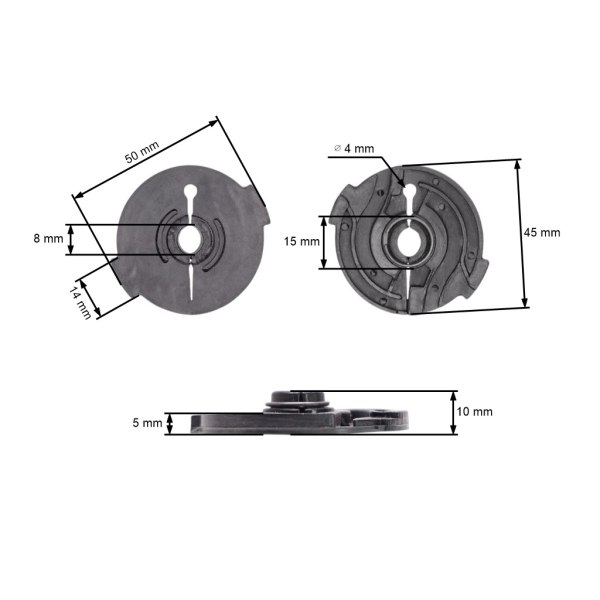 Kompletná sada západky štartéra s krytom pre motory Briggs & Stratton Sprint Classic Quattro 3,0 PS - 6,0 PS (OEM 281503 281505 492333 692299)