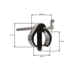 Kompletné lanko na zapnutie/vypnutie motora pre kosačky Husqvarna Partner Electrolux Craftsman McCulloch Poulan Jonsered (OEM 532183567 532182755)