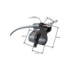 Kompletné lanko na zapnutie/vypnutie motora pre kosačky Husqvarna Partner Electrolux Craftsman McCulloch Poulan Jonsered (OEM 532420939 420939)