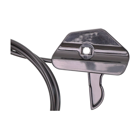 Kompletné univerzálne plynové lanko s plastovým ovládačom pre záhradné kosačky, rozmer 1550 mm x 1500 mm