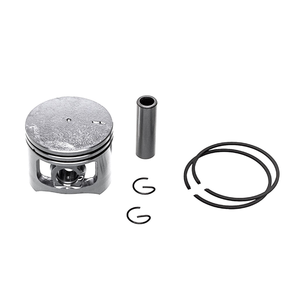 Kompletný piest 45 mm pre čínske a motorové píly z píly hobbymarketov s objemom motora 52 cm3