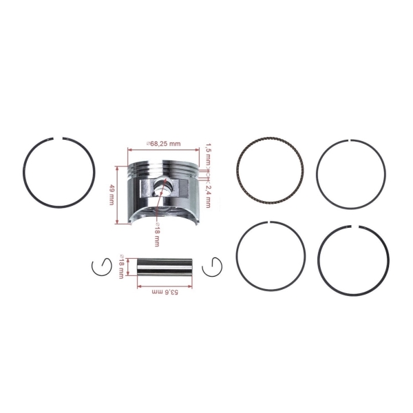 Kompletný piest Honda GX200 (0,25)