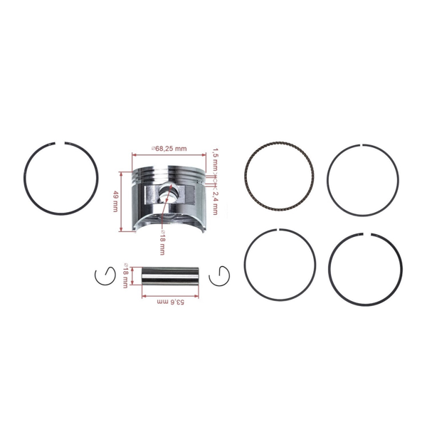 Kompletný piest Honda GX200 (0,25)