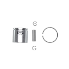 Kompletný piest pre krovinorezy OLEO-MAC Oleomac Sparta 25 25TR 26 250 250TR 250T 260 Efco 8200 8220 8260 34 mm