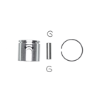 Kompletný piest pre krovinorezy OLEO-MAC Oleomac Sparta 25 25TR 26 250 250TR 250T 260 Efco 8200 8220 8260 34 mm