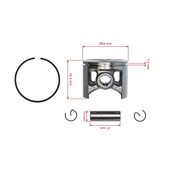 Kompletný piest pre motorové píly Husqvarna 181 281 281XP 288 288XP 54 mm (OEM 503506002)