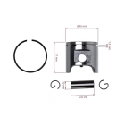 Kompletný piest pre motorové píly Husqvarna 340 Jonsered 2141 CS2141 40 mm (OEM 503870171)