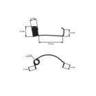 Kompletný set štartéra pre motory Honda GX110 GX120 GX160 GX200