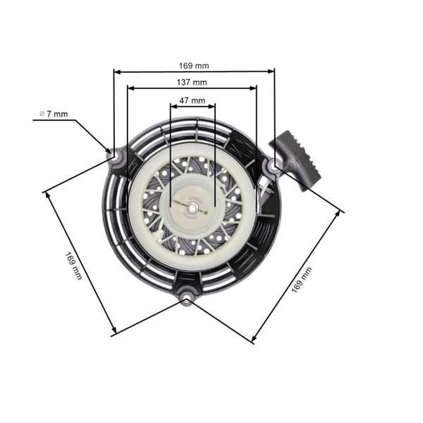 Kompletný štartér pre čínske kosačky NAC NGP T375