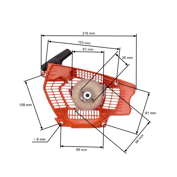 Kompletný štartér pre motorové píly Husqvarna 555 556 560XP 560XPG 562XP 562XPG (OEM 505159204)