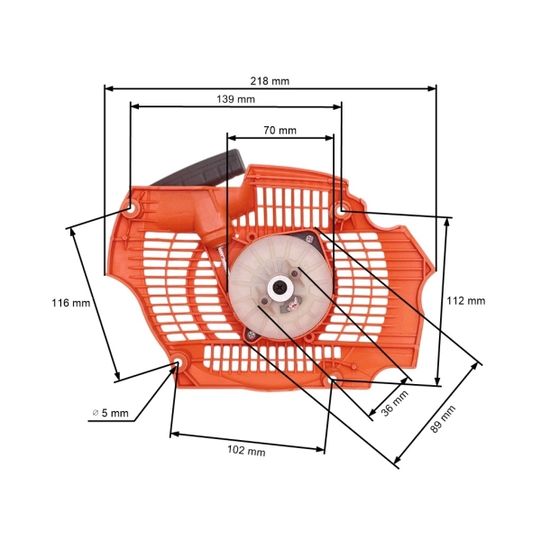 Kompletný štartér pre motorové píly Husqvarna 570 575XP 576 XP (OEM 537202902)