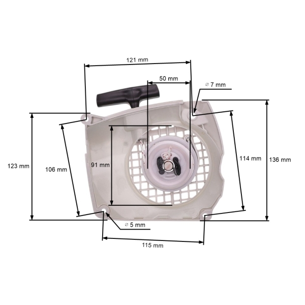 Kompletný štartér pre motorové píly Stihl MS231 MS251 MS231 C MS251 C (OEM 11430802103)