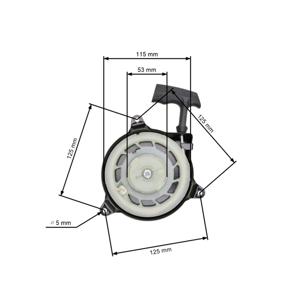 Kompletný štartér pre motory Briggs & Stratton MTD Craftsman (OEM 499706 690101)