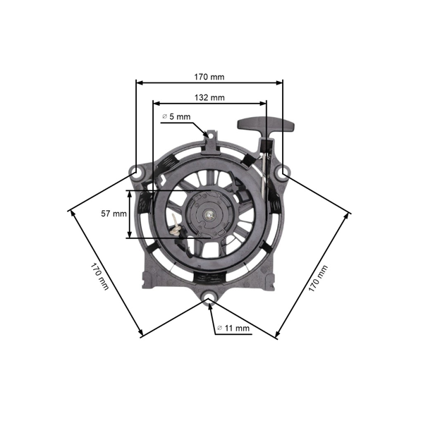 Kompletný štartér pre motory Honda GCV135 GCV160 GCV190 (OEM 28400-Z0M-801 28400-Z1A-013ZA 28400Z1A013ZA)