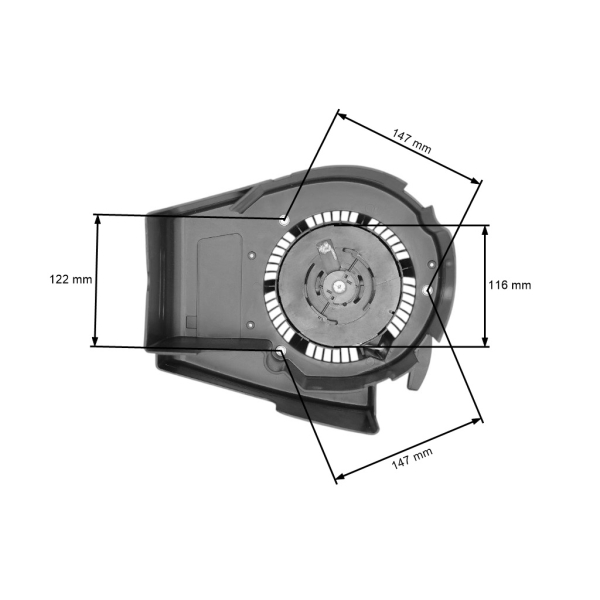 Kompletný štartér pre Mountfield HP184 HP454 SP414 Stiga Collector 43 Stiga Dino 47 Homelite HL454SP (OEM 118550139/1)